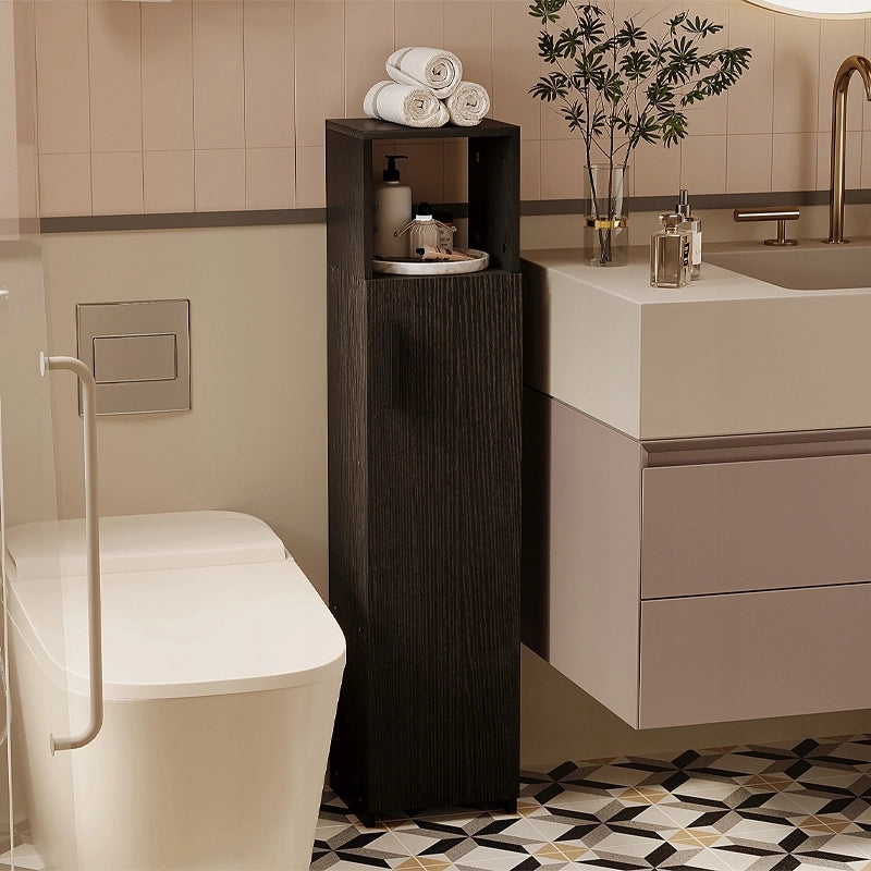 MOBILE DA BAGNO A COLONNA STRETTO LOFT NERO – MODERNO 101 CM