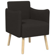 Sedia d'accento Nero Bouclé 42044827