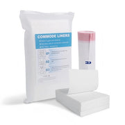 Sacchetto di Imballaggio Portatile - 20 Unità - 58 x 37 cm - Chiusura a Ritaglio - Materiale HDPE - Sacchetto di Imballaggio Portatile per Cattive Doccia