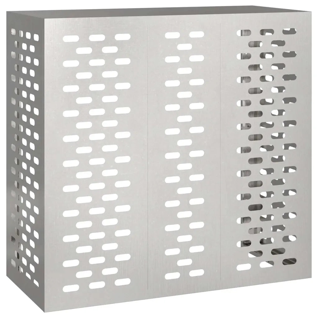Copertura per condizionatore d'aria Argento 110 x 50 x 105 cm 865915