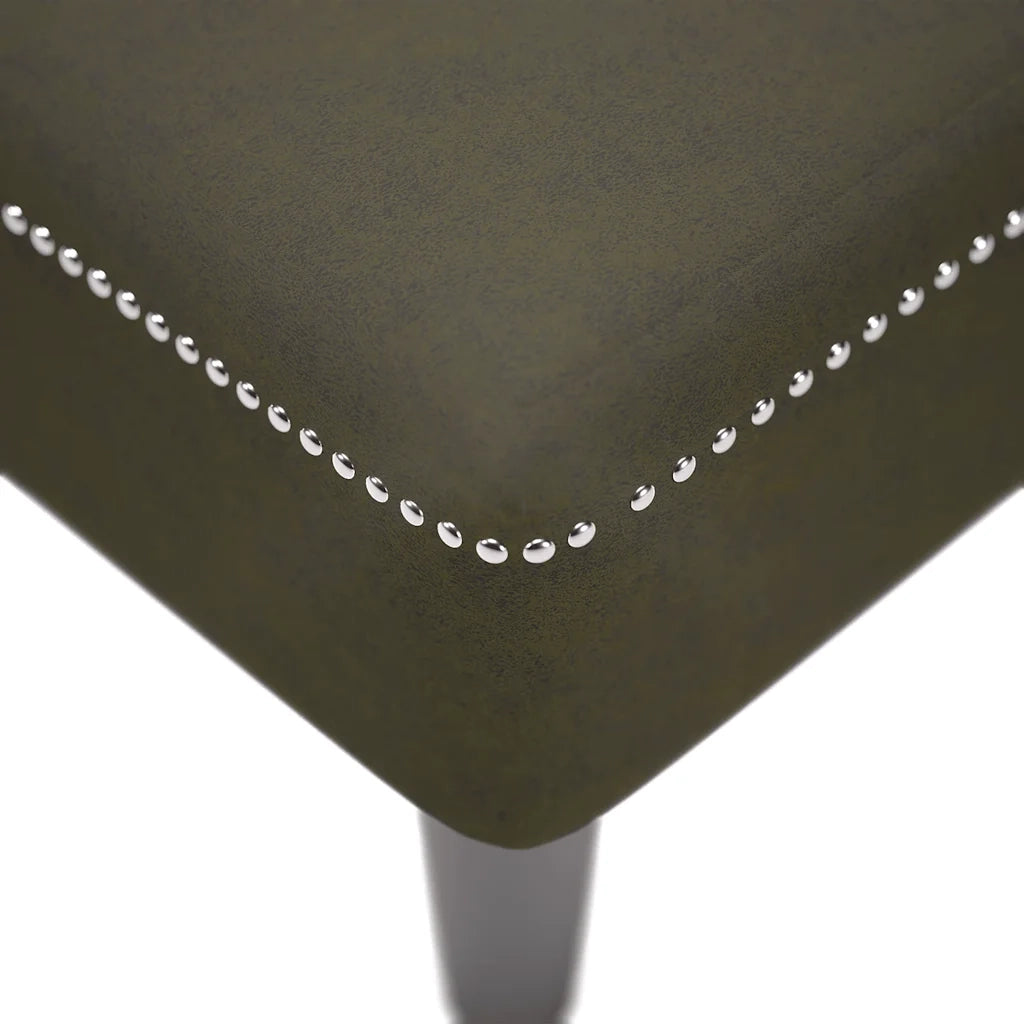 Sdraio con Cuscino e Bracciolo Destro Similpelle Verde Militare CFW1206016