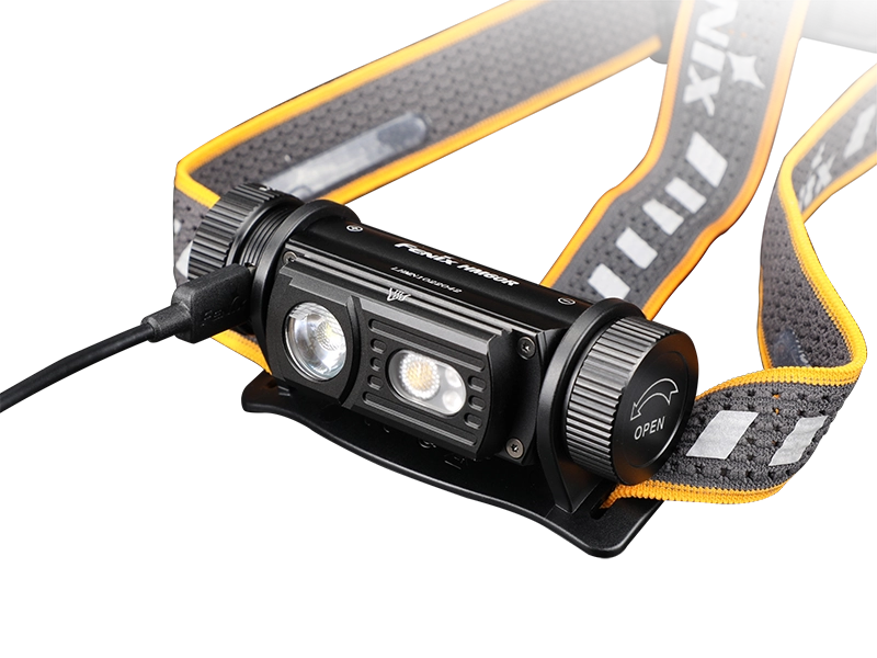 Torcia frontale LED ricaricabile FENIX HM60R 1300 lumen