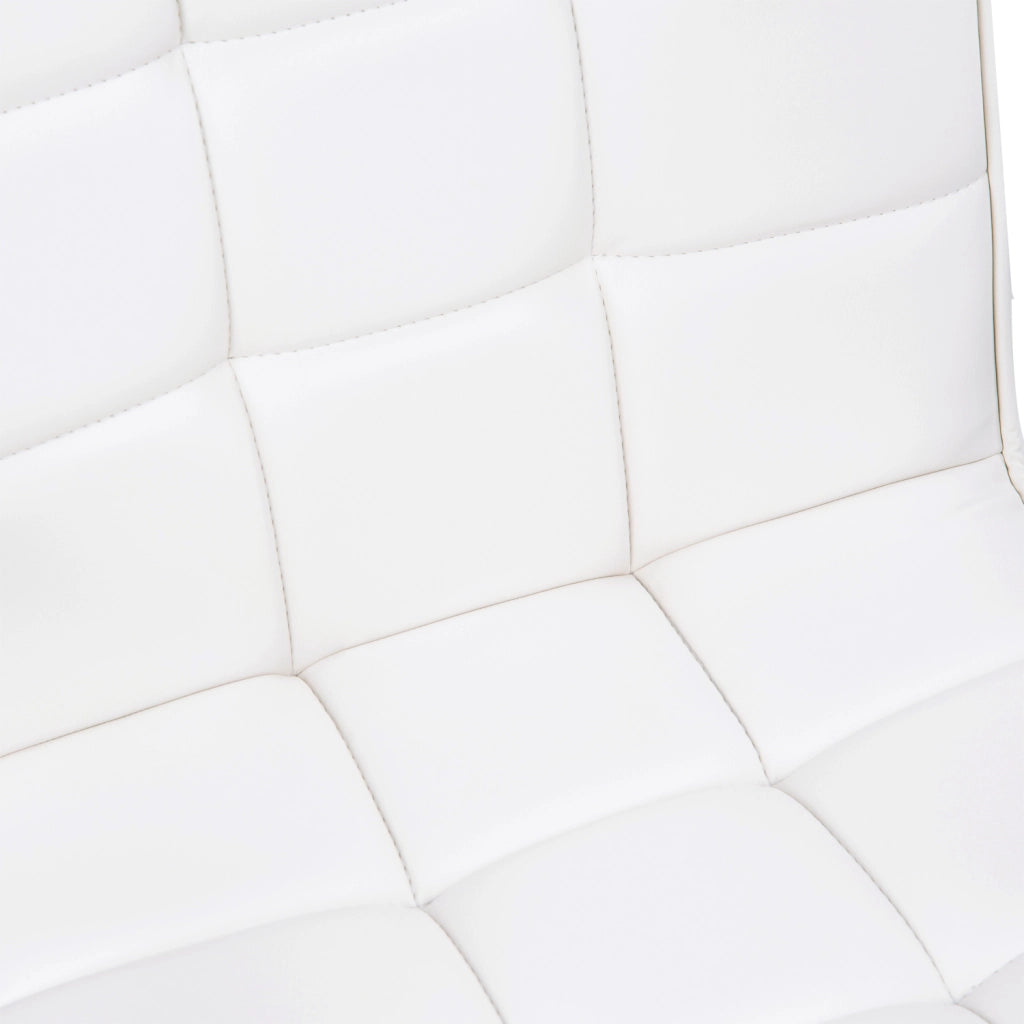 Sedia da ufficio retro' ¨C zephmum ¨C bianco 52.5x54x99 cm