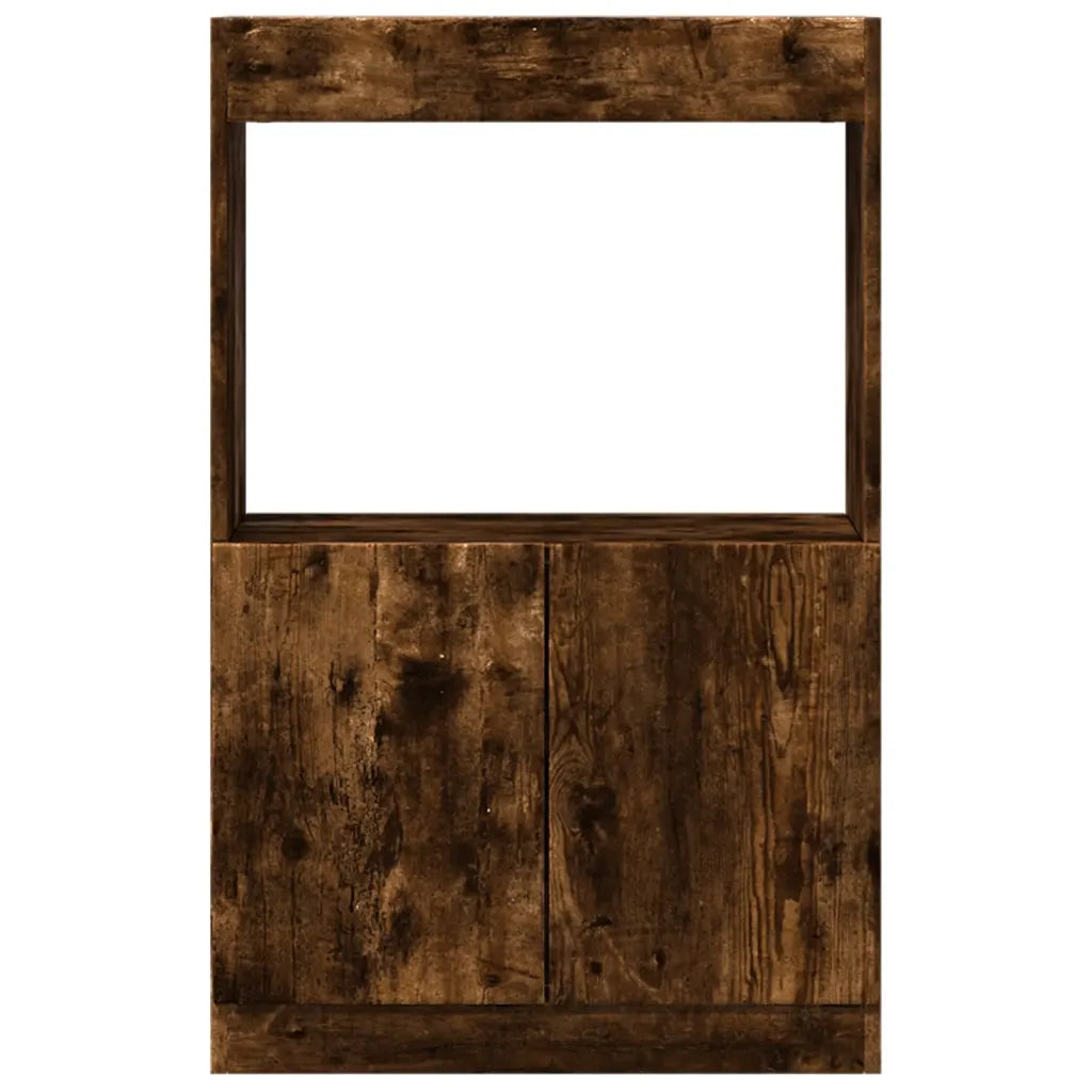 Credenza Rovere Fumo 63x33x100 cm in Truciolato 855101