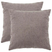 Federa 2 pcs HEERLEN Grigio Chiaro 60 x 60 cm Bouclé 912633
