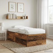 Struttura letto a pavimento Legno antico 80 x 200 cm 3429536