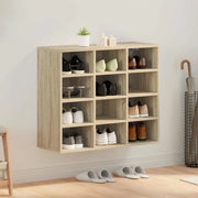 vidaXL Scarpiera rovere sonoma 77.5 x 30 x 67 cm Legno multistrato