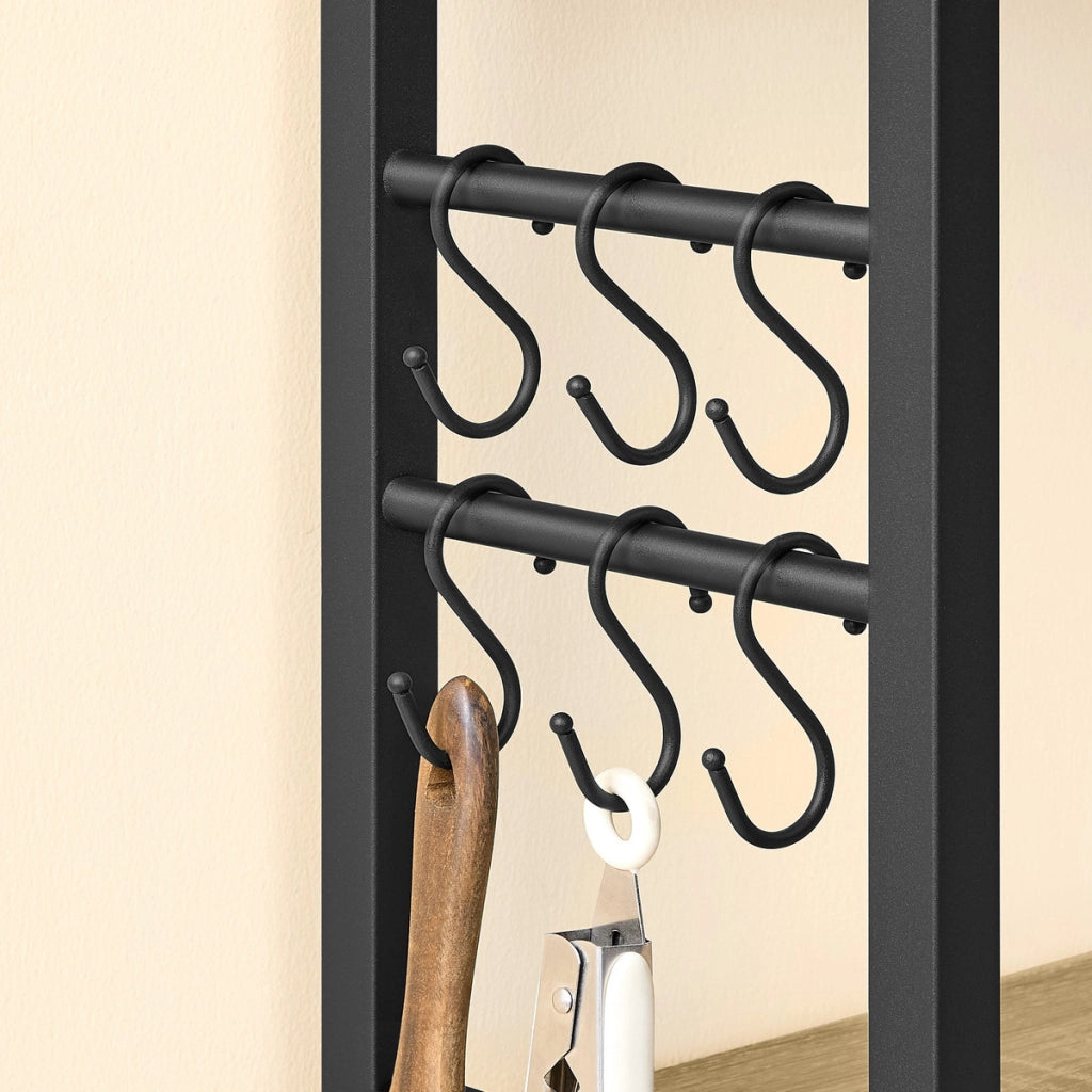 Scaffale da cucina industriale Artisan con porta spezie