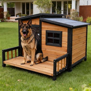 Recinzione per Cani Esterno - Recinzione per Cani di Grande Taglia - Recinzione in Legno