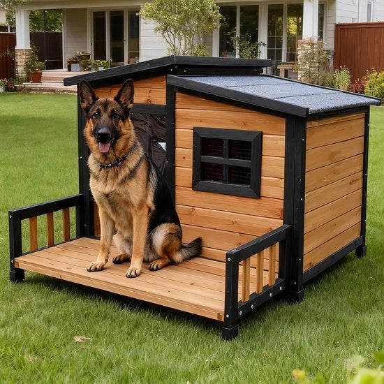 Recinzione per Cani Esterno - Recinzione per Cani di Grande Taglia - Recinzione in Legno