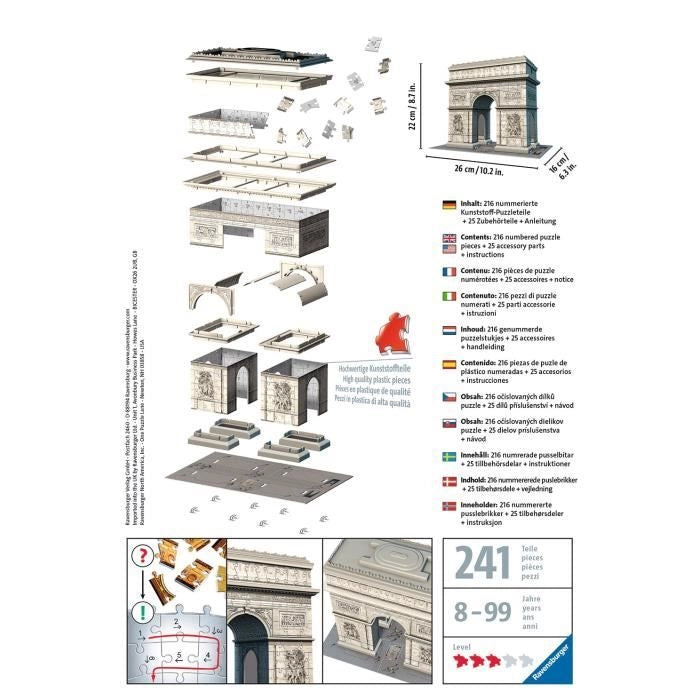 216 puzzle 3D Pezzi Tr Arch