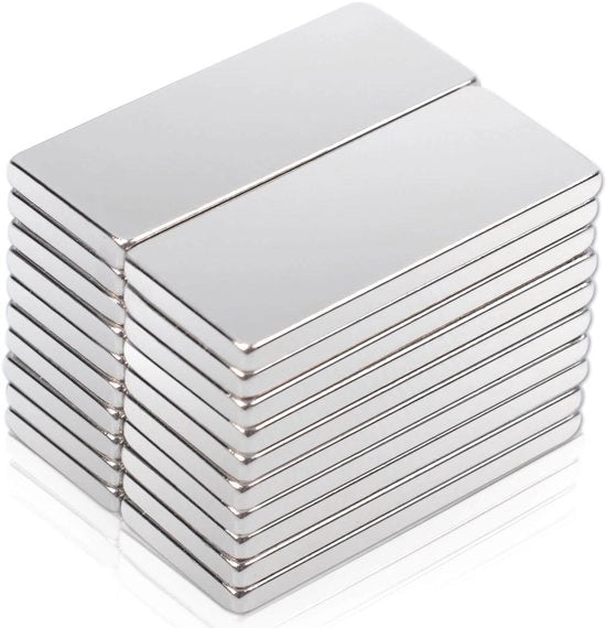 55 pezzi di magneti rettangolari per lavagne magnetiche, 20 x 8 x 1,5 mm magneti forti per frigoriferi, piccoli magneti di neodimio extra forti, magneti con forte aderenza, magneti di terra rara per lavagne bianche e cartelloni