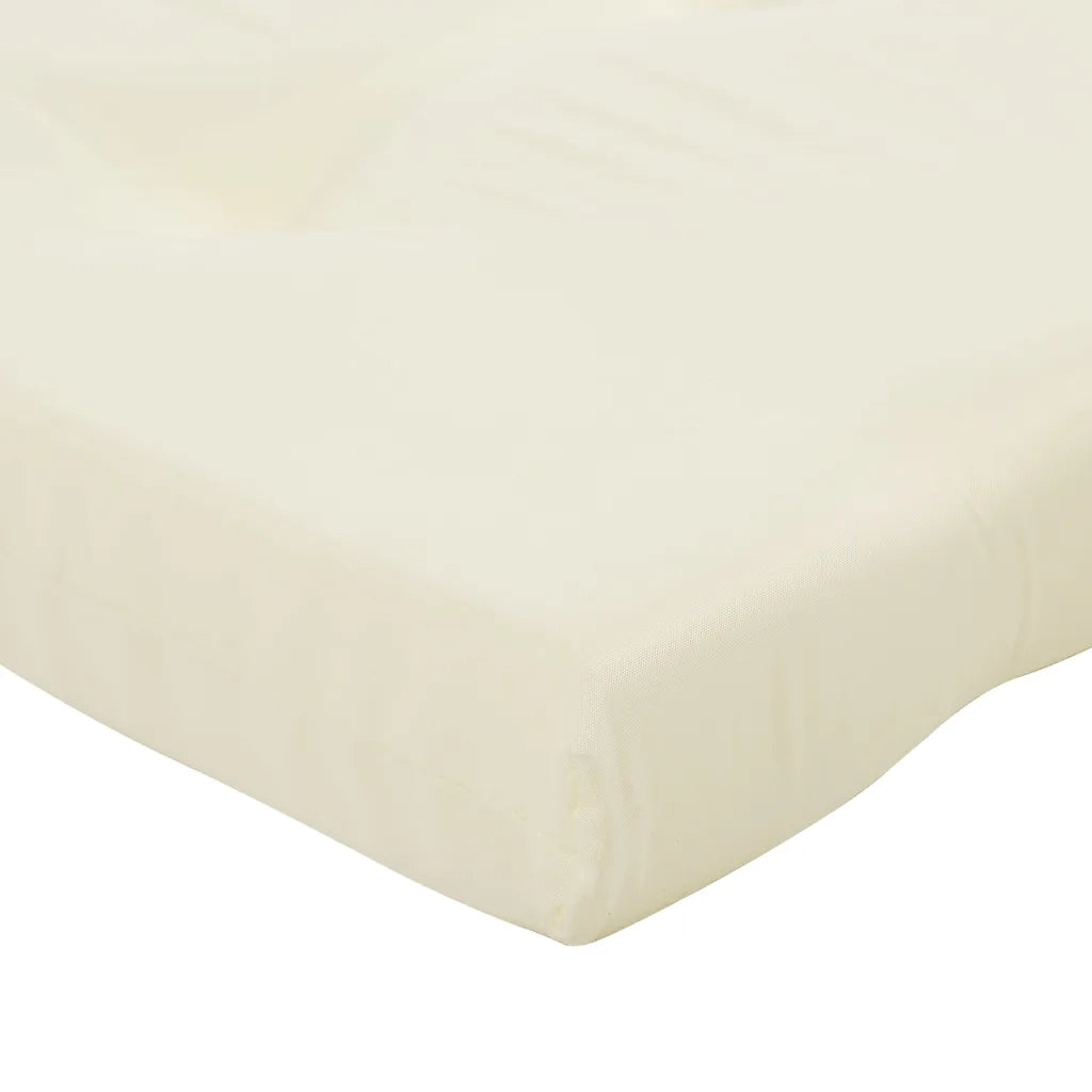 Cuscini per Sedia a Sdraio 2 pz Crema in Tessuto Oxford