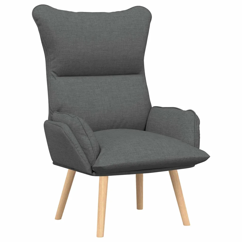 Poltrona-Divano Sedia-Poltroncina Grigio scuro 69 x 74 x 93 cm Tessuto e compensato 892941