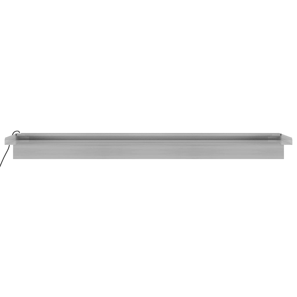 Sfioratore a Cascata con LED RGB Acciaio Inox 90 cm cod mxl 62502