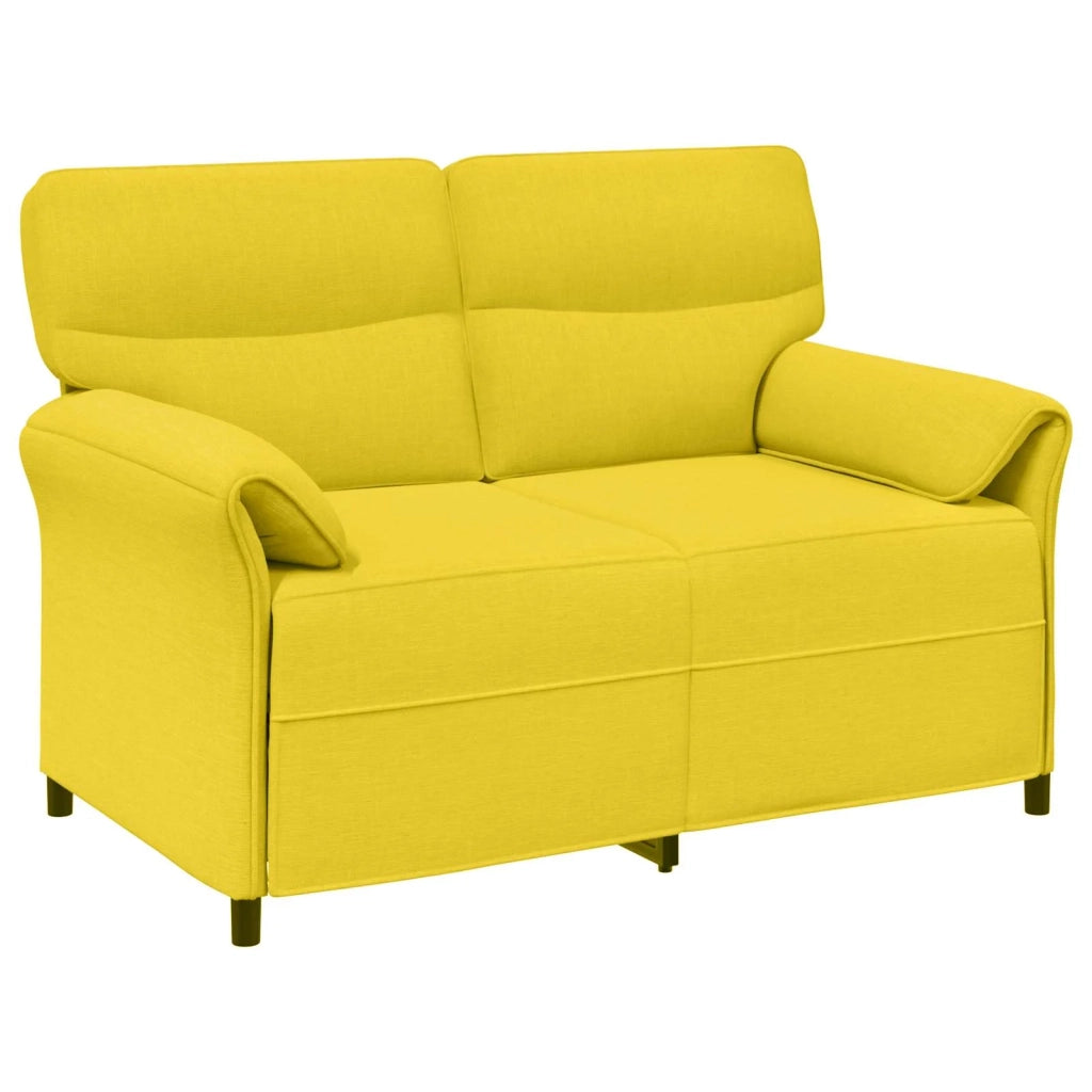Set di divani 2 pz Giallo Chiaro Tessuto 3424853
