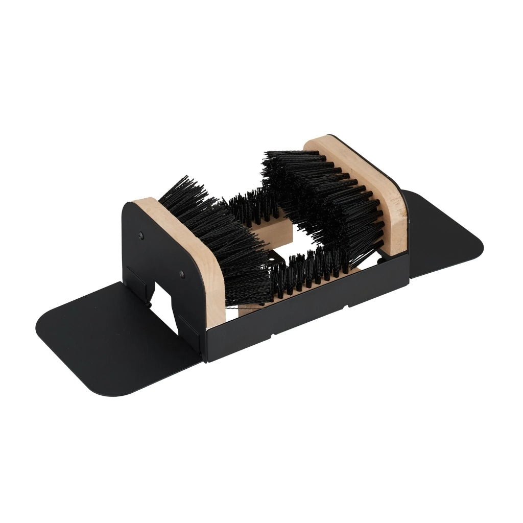 Set di 1 pulisci scarpe da esterno antiscivolo efficace 60 x 30 x 5 cm in plastica nera 13_0017735