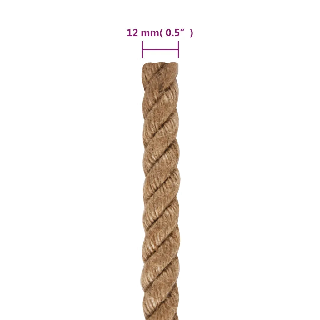 Corda in Juta Lunga 50 m Spessa 12 mm