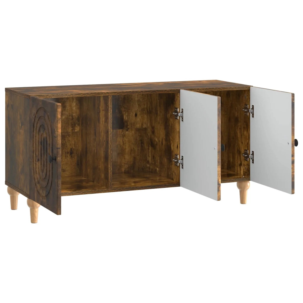 Mobile TV 99 x 34,5 x 50 cm Rovere Fumo Legno ingegnerizzato 894260