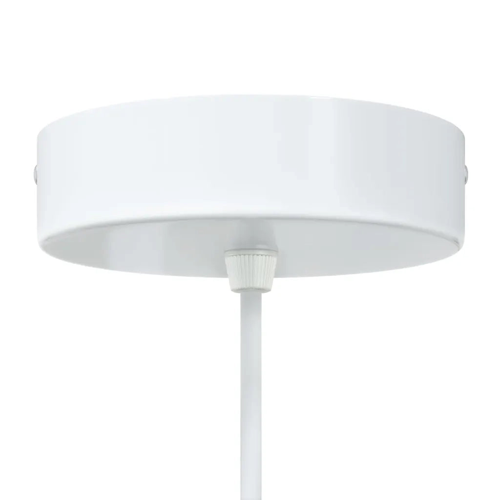 Lampada a Sospensione 2 pz Regolabile E27 Bianco Ã˜ 30cm Metallo