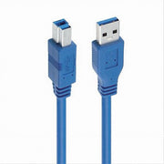Trade Shop - Cavo Stampante Usb Bm3.0 5mt Rinforzato Resistente 4,80 Gbps/s Fotocamera F-bm08 -