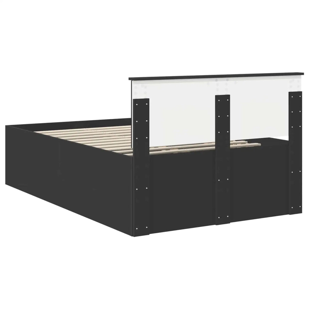 Struttura del letto Nero 120 x 200 cm Legno multistrato 3408600
