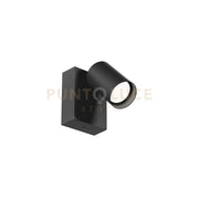 GES2071- APPLIQUE FARETTO ORIENTABILE A LED 3000-4000-6500K 600-670-660LM 9W COLORE ANTRACITE 1 LUCE