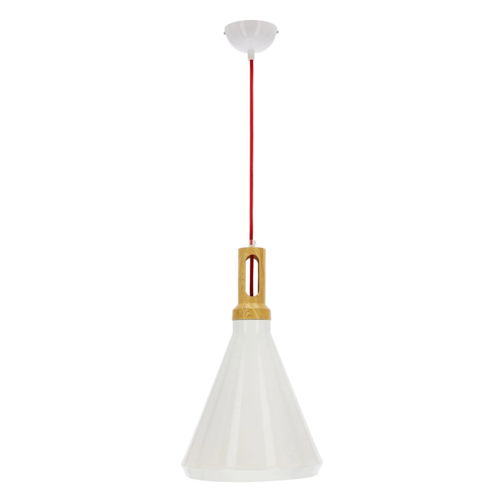 Candellux Robinson lampada a sospensione bianca Ø26 E27
