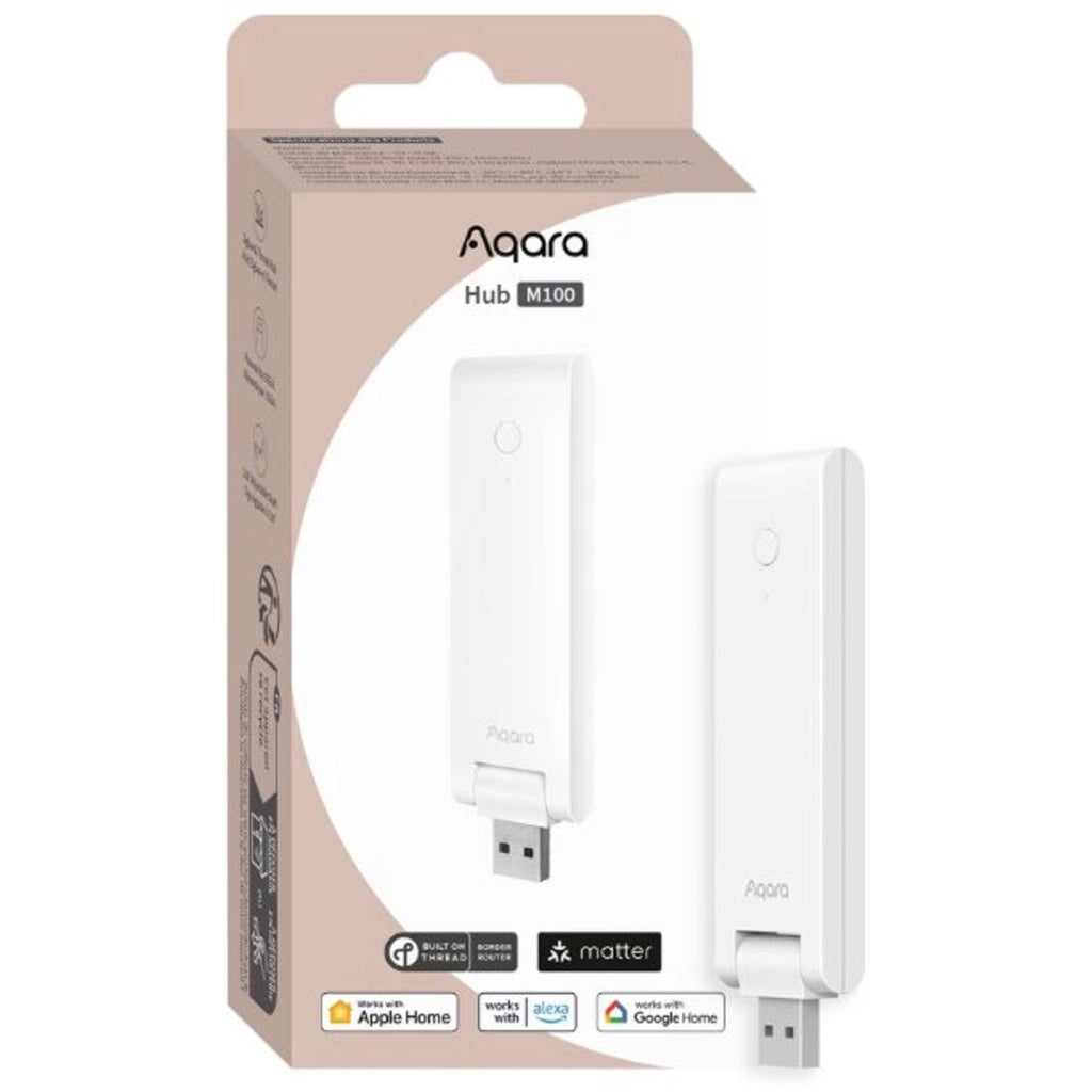 Hub domotico M100 USB-A Multiprotocollo Wi-Fi 6 Secure Bianco Aqara