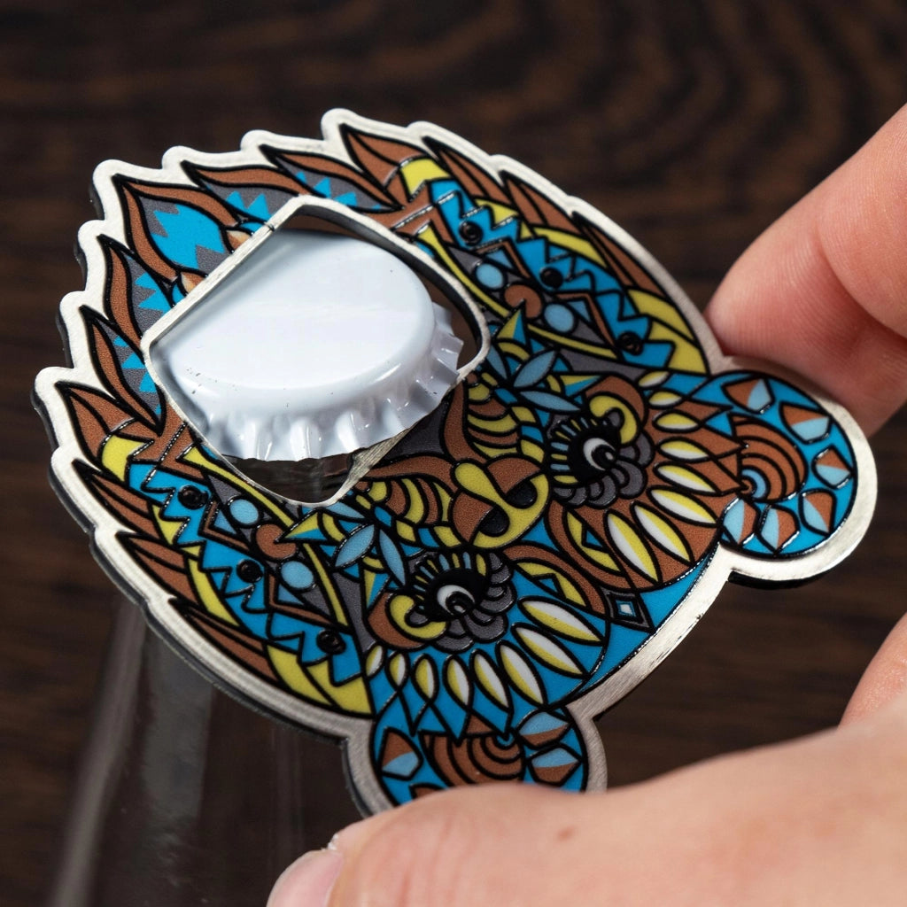 Apribottiglie KADAX in metallo, regalo colorato a forma di orsacchiotto, resistente