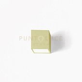IONIA applique a parete in gesso bianco l.22cm h.7cm attacco G9 15cm