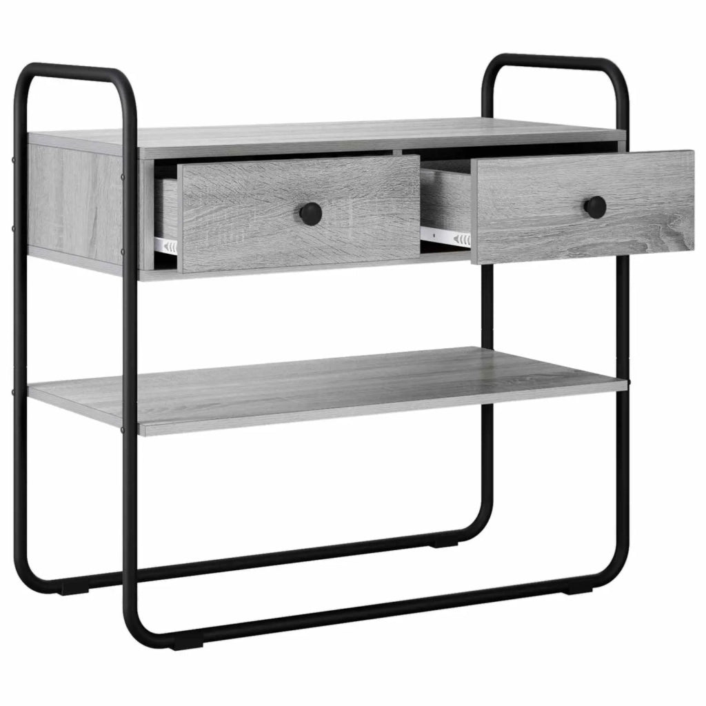 Tavolo consolle Sonoma grigio 100 x 40 x 75 cm 8007554