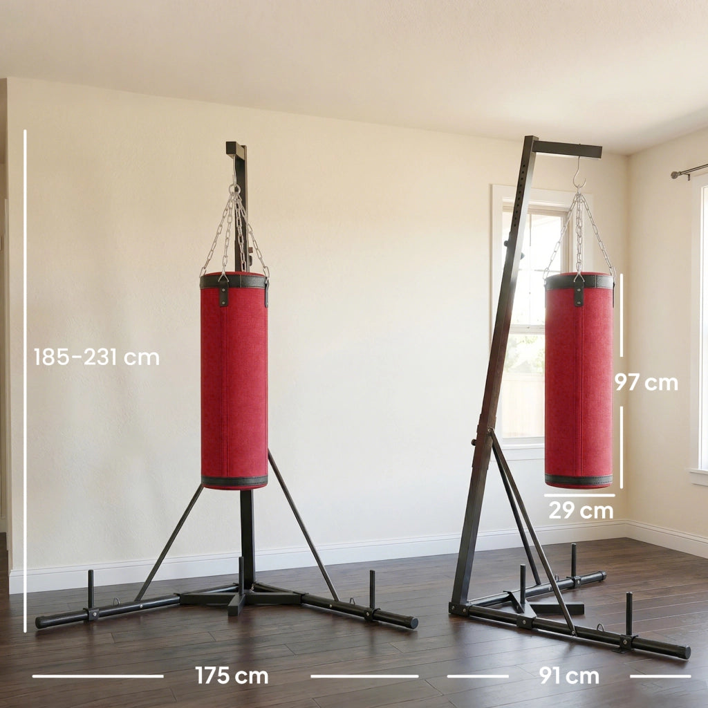 Supporto Sac de Frappe Autoportante ¨C zephmum ¨C Rosso 175x91x231cm
