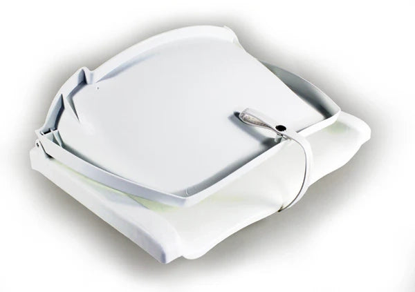 Sedile pieghevole per barca in materiale sintetico bianco 521 x 457 x 408 mm 03_0008278