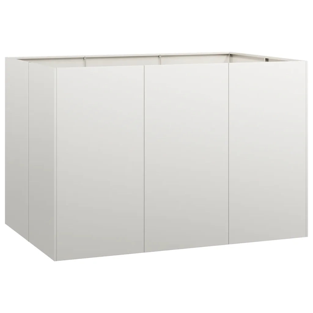 Fioriera | Cassetta per fiori | Vaso 120x80x80 cm in Acciaio Inox