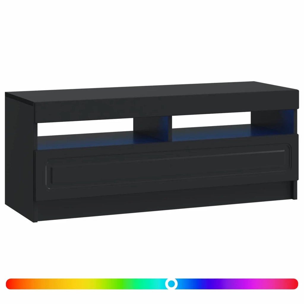 Mobile TV LED Nero Legno ingegnerizzato 897866