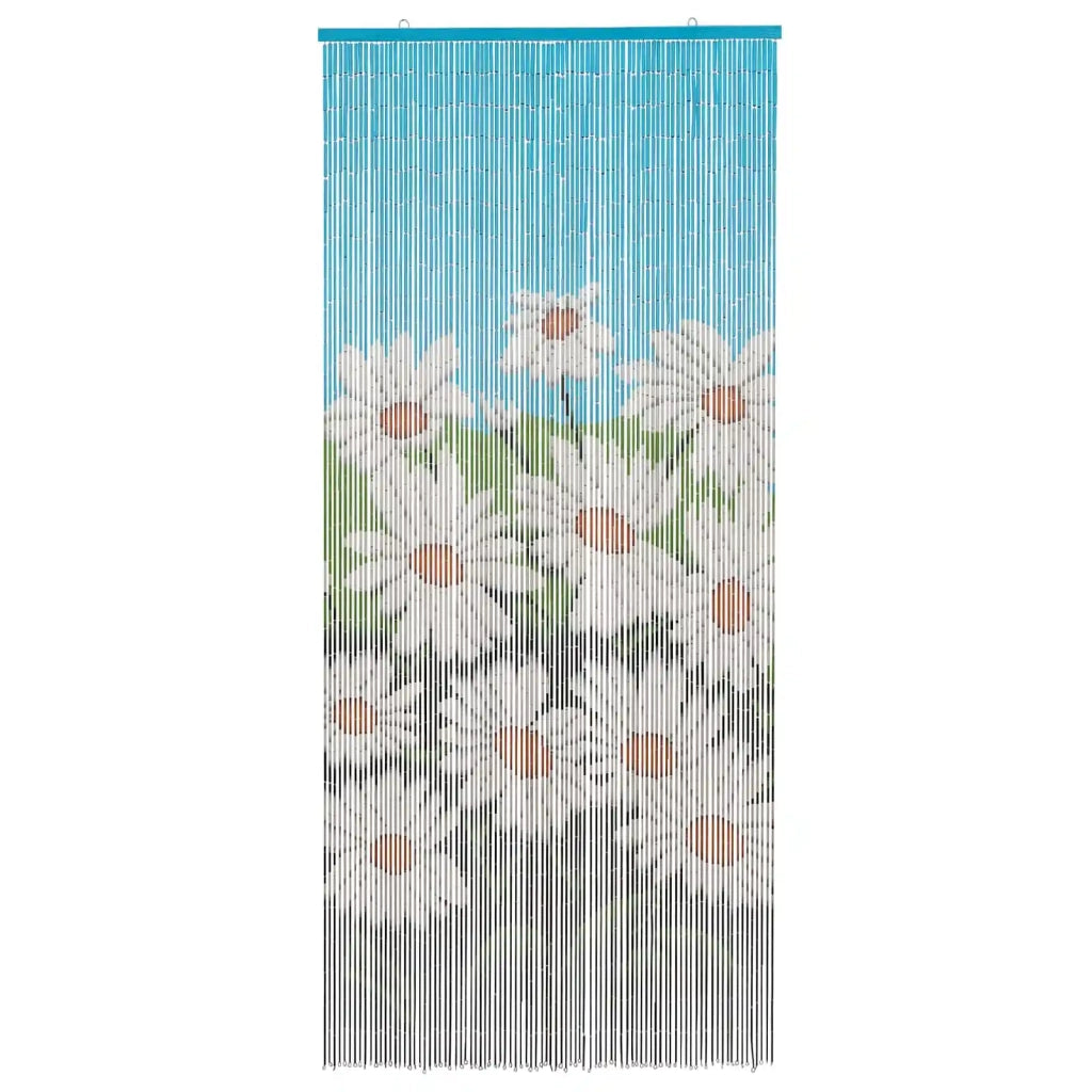 Tenda per Porta Antinsetti multicolore 200 x 90 cm Bambù 42030055