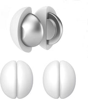 Douchegordini pesi – Magneti forti con rivestimento in silicone inox, prevenzione del fluttuare, adatto per douchegordini, bandiere e tende (bianco - 3 paia)