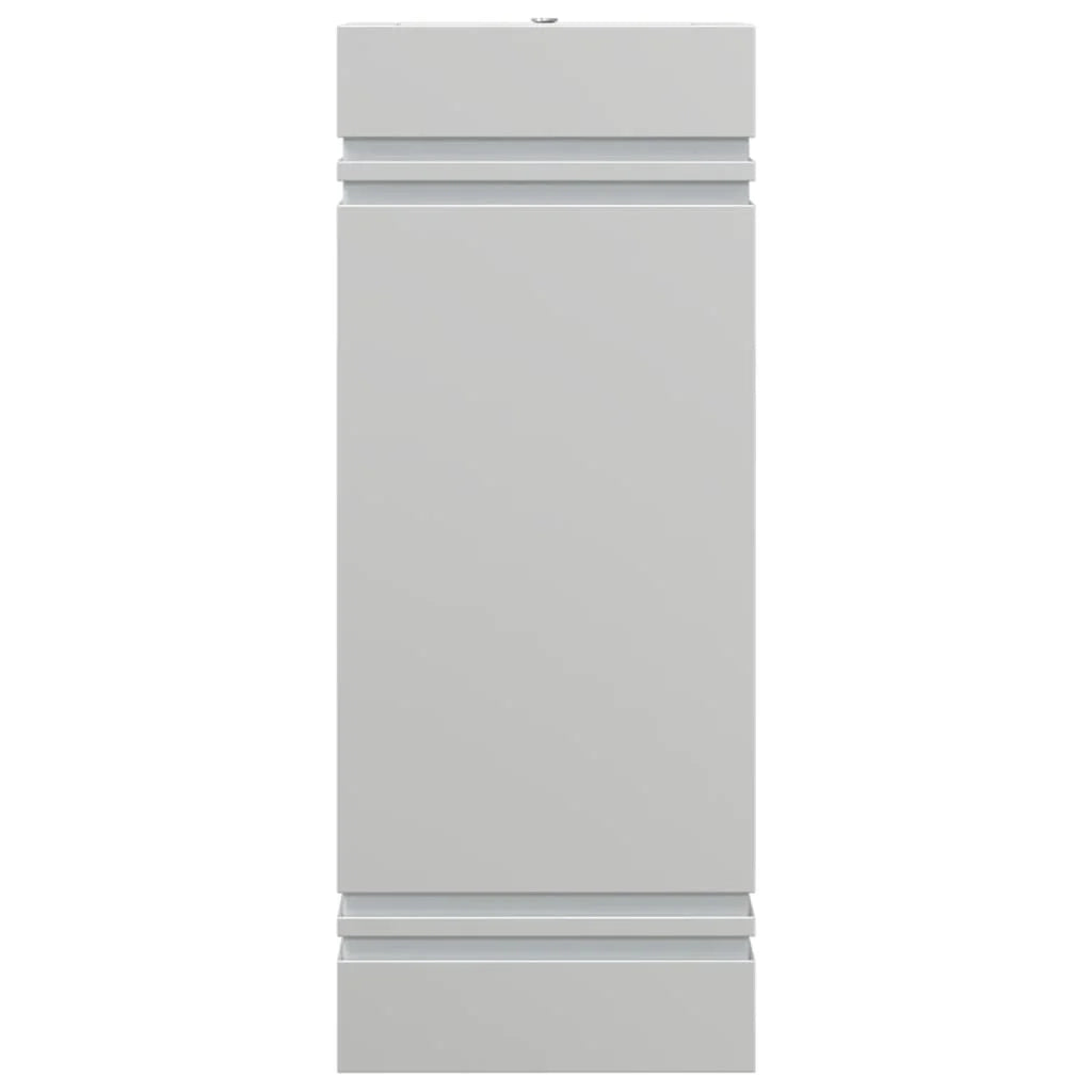 Applique da esterno 9,5 x 7,5 x 24 cm resistente alle intemperie design moderno acciaio inox argento 02_0056626