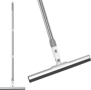 Trekker per pavimento 130 cm per scivoli d'acqua per docce e finestre con maniglia lunga - Grigio-bianco