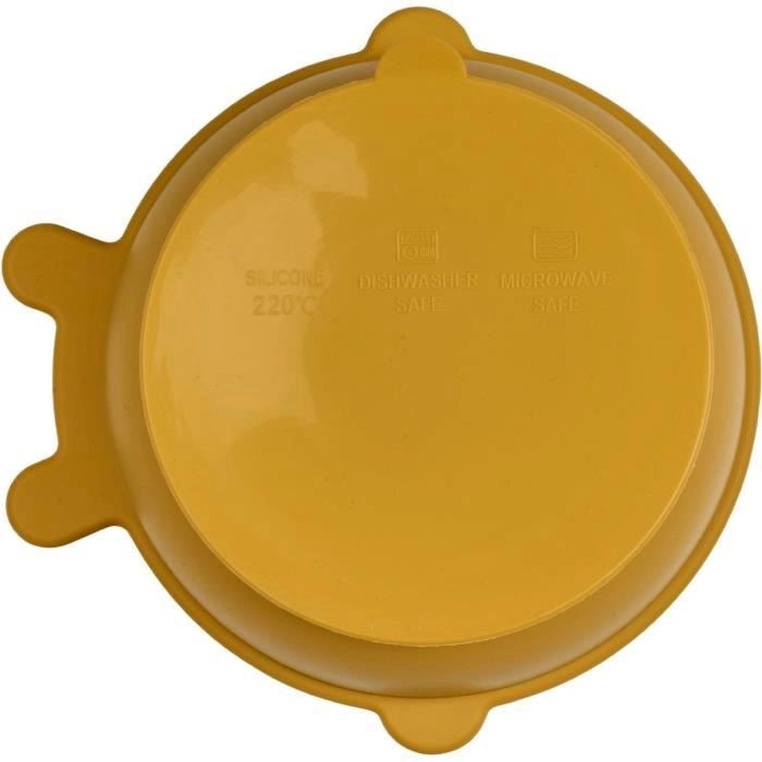 CONFEZIONE PASTO IN SILICONE - GIALLO MIELE