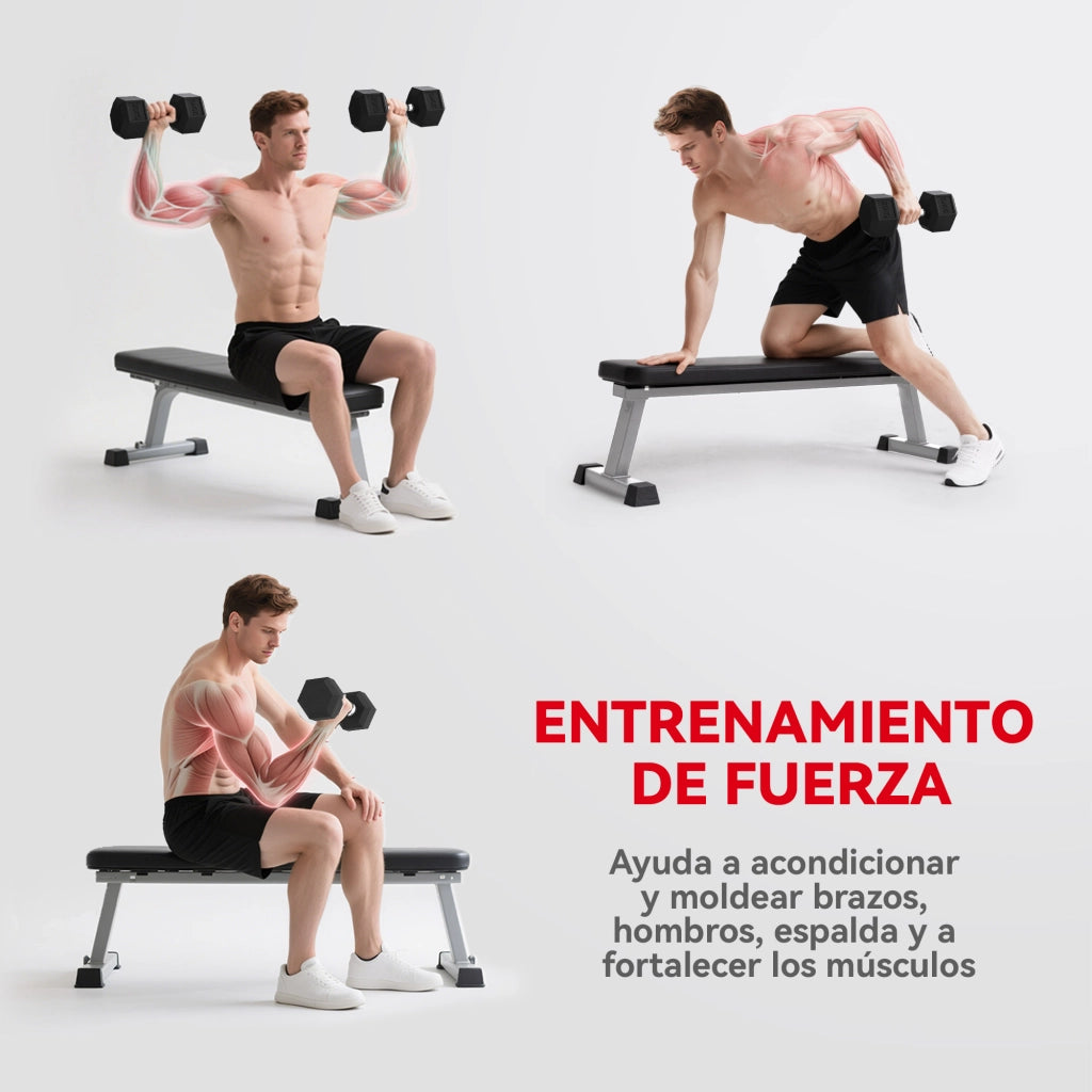 Mancuerna Esagonale 20 kg ¨C Zephmum ¨C Nero