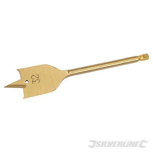 Mecchie Ricoperte in titanio per Falegnameria codolo esagonale anche cartongesso silverline - 32mm