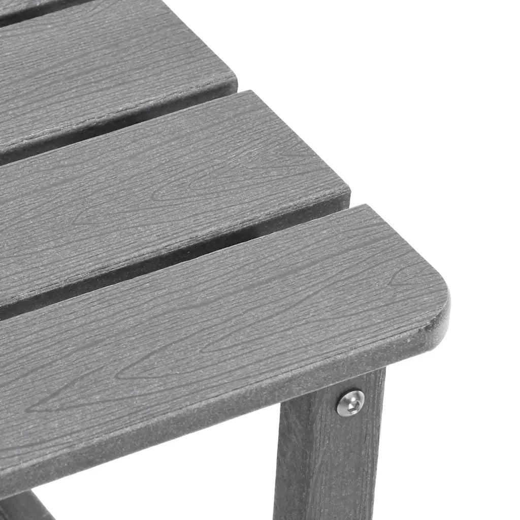Sedia a dondolo 3 pcs Grigio chiaro Polietilene 3335817