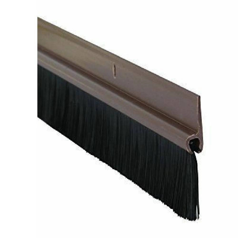 Trade Shop - Striscia Guarnizione Paraspifferi A Spazzola Per Porte Porta Garage 915 Mm -