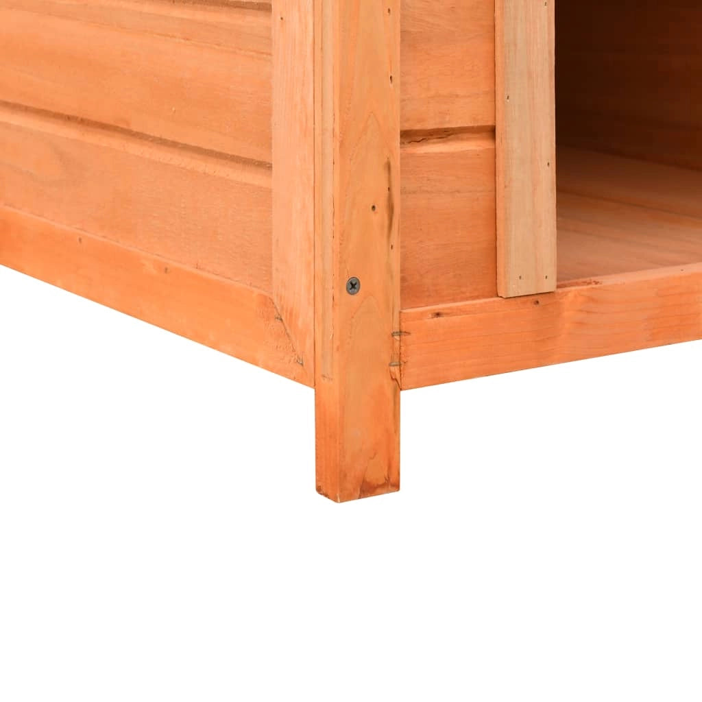 Cuccia per cani in legno massello di pino e abete 72 x 85 x 82 cm 02_0001539