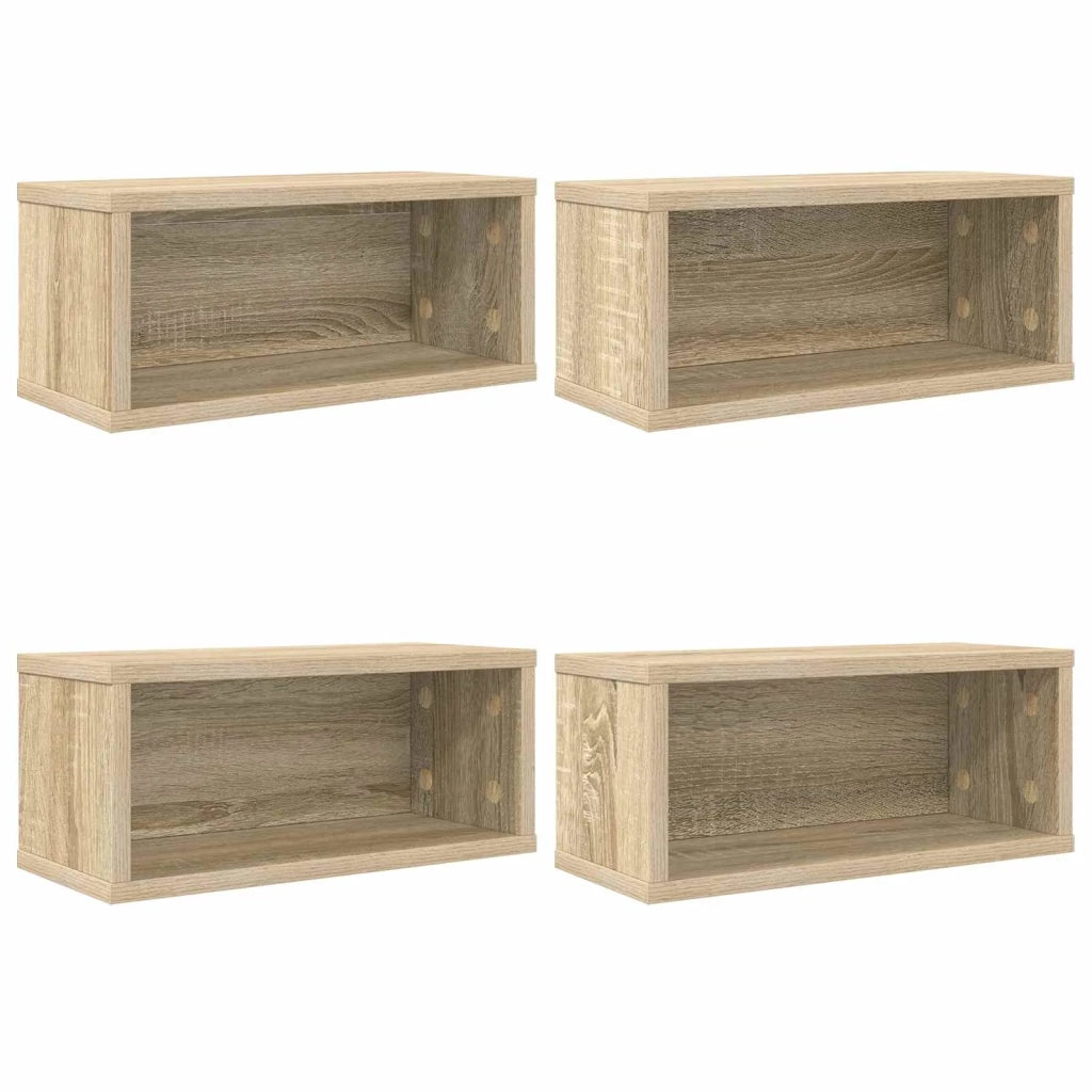 Rack per Stoccaggio CD 4 pz Rovere Sonoma 40 x 17 x 17 cm 8012714