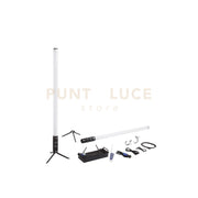 KIT 8 PEZZI TUBI LED SHOW RICARICABILE RGBW+UV Wi-Fi IP65 8 LUCI DA 28W DIMMERABILE CON TELECOMANDO INCLUSO