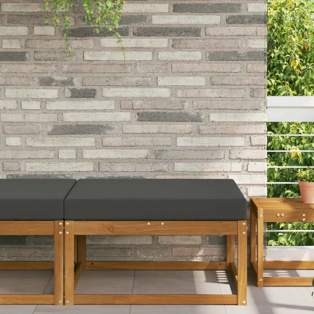 Cuscino per sedie | Cuscino per divano da esterno Antracite 80 x 80 x 8 cm