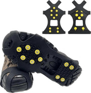 Spikes per scarpe 40-45 punti | Spikes antiscivolo invernali per scarpe | Uomini & donne | Attività all'aperto escursioni invernali neve e ghiaccio